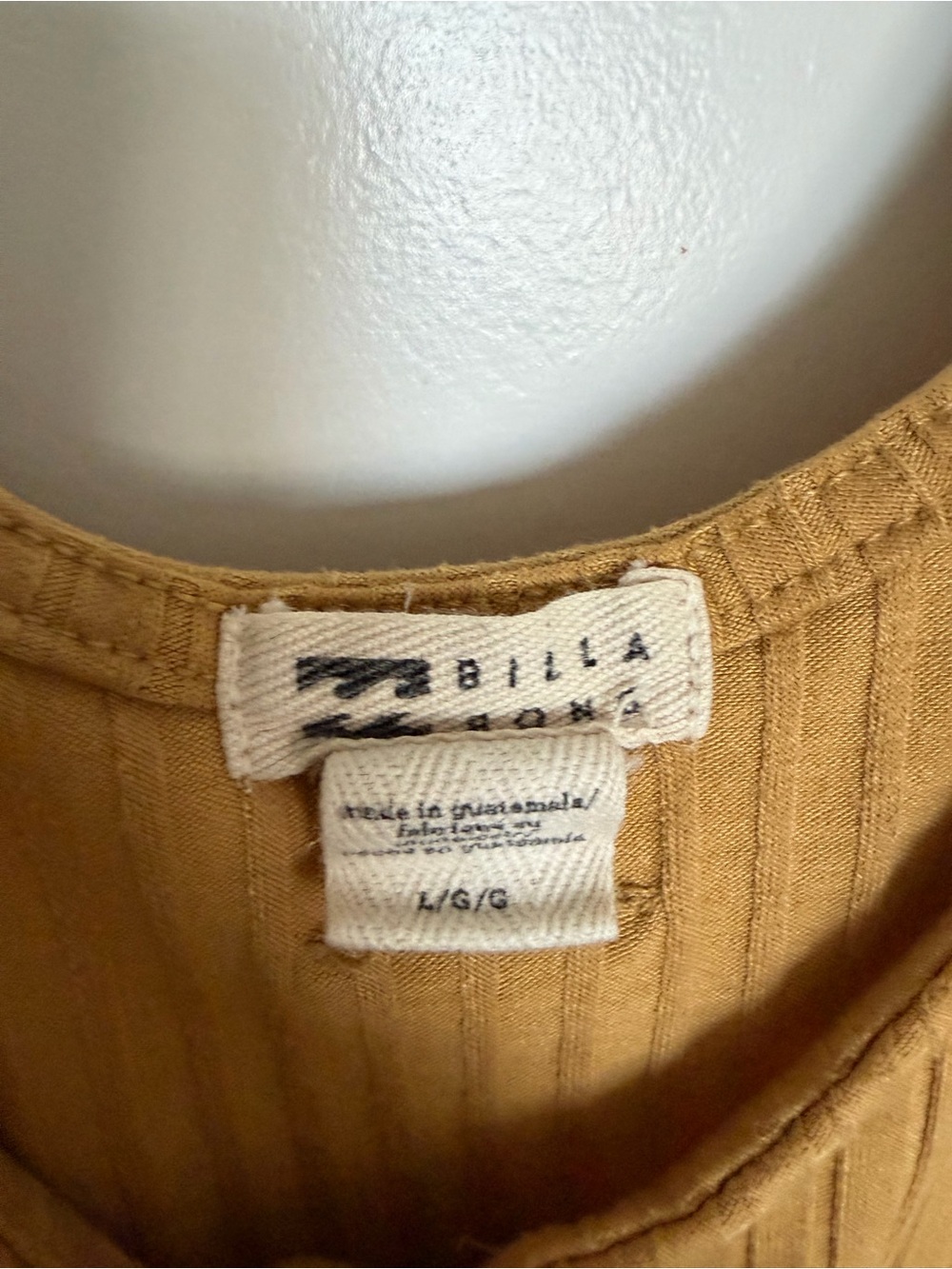 Billabong Ribbed Button-Front Tank Top - Picture 2 of 3